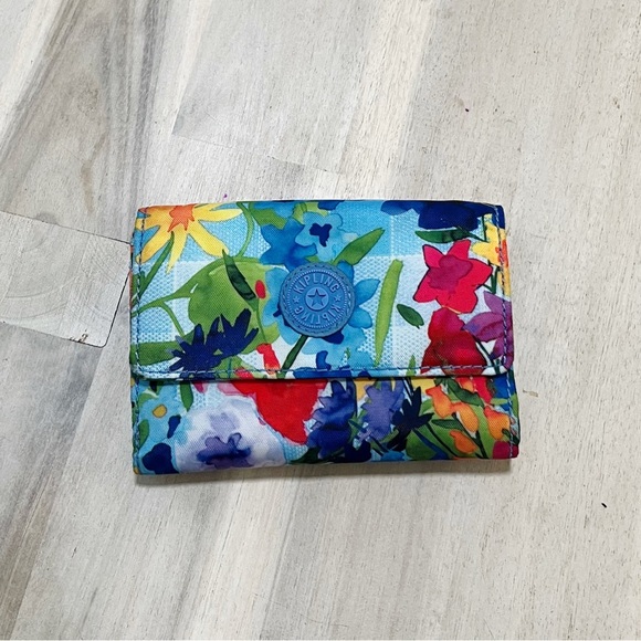 Kipling Multicolor Floral Wallet - Picture 1 of 8